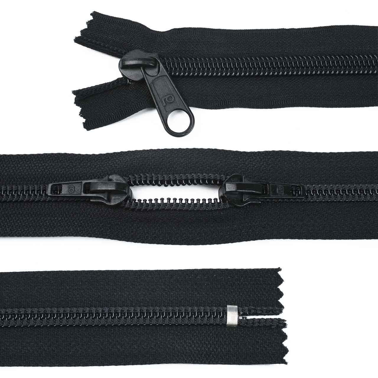 RV, Kunststoff, breit, 2-Wege O-Form, Schwarz, Länge 60 cm