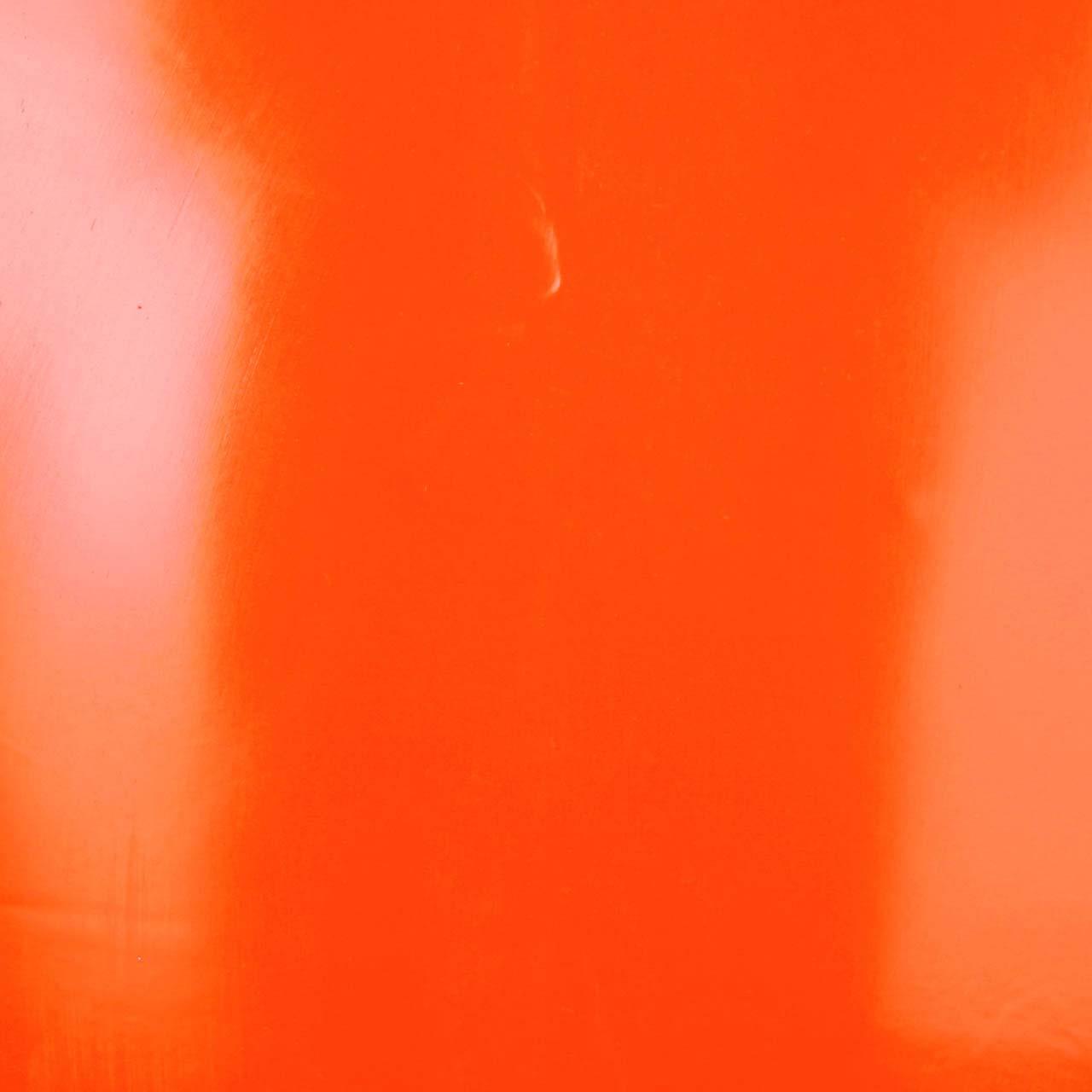 Vibrant orange latex sheet, 0,35 mm latex, width 92 cm