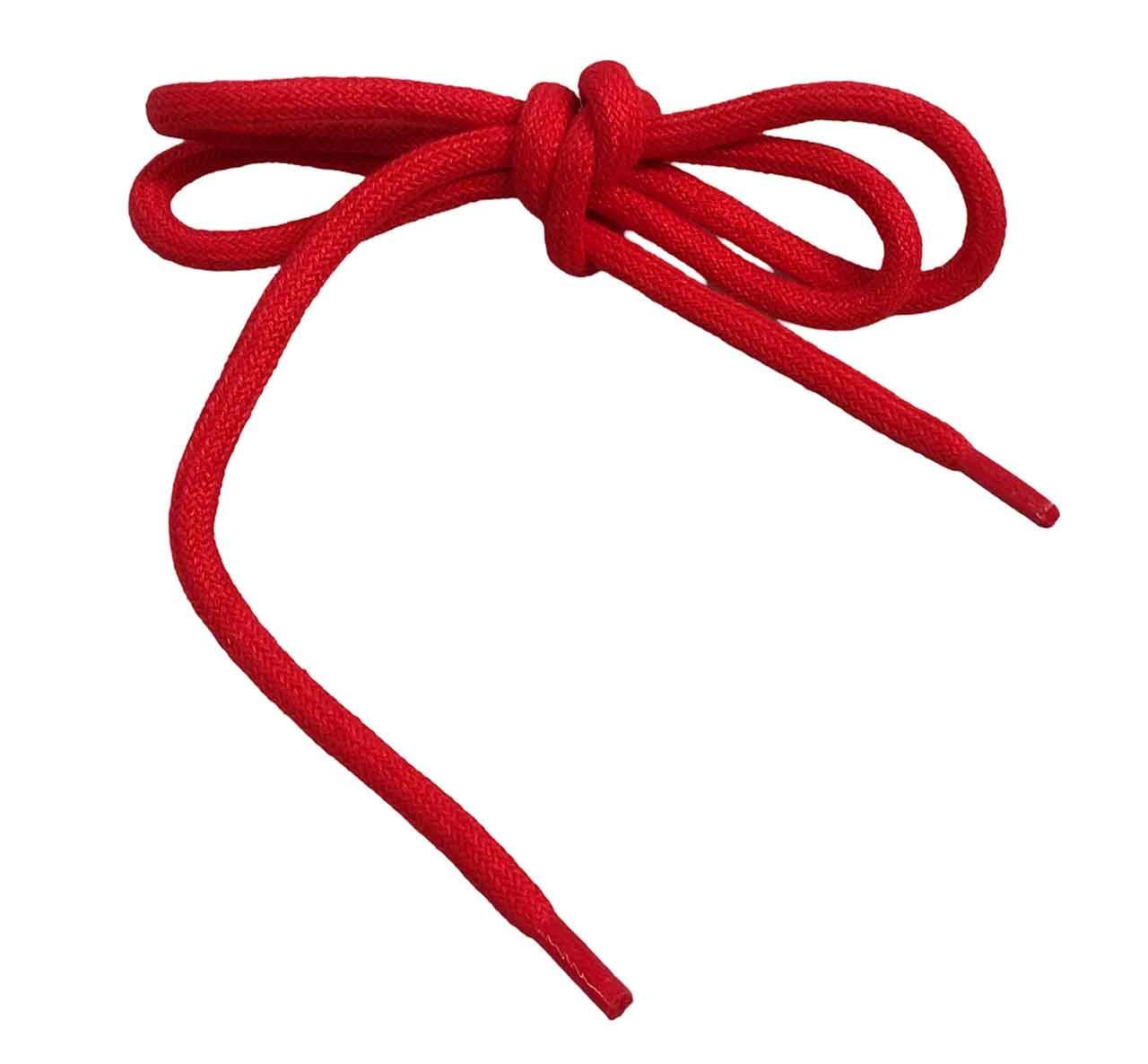 Kordelsenkel, rund, Rot, 90 cm, Paar