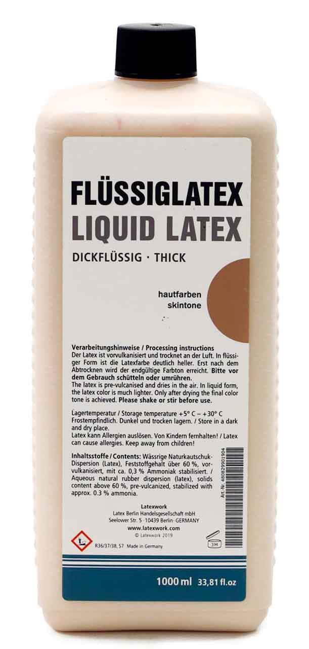 Flüssiglatex, dickflüssig, hautfarbe