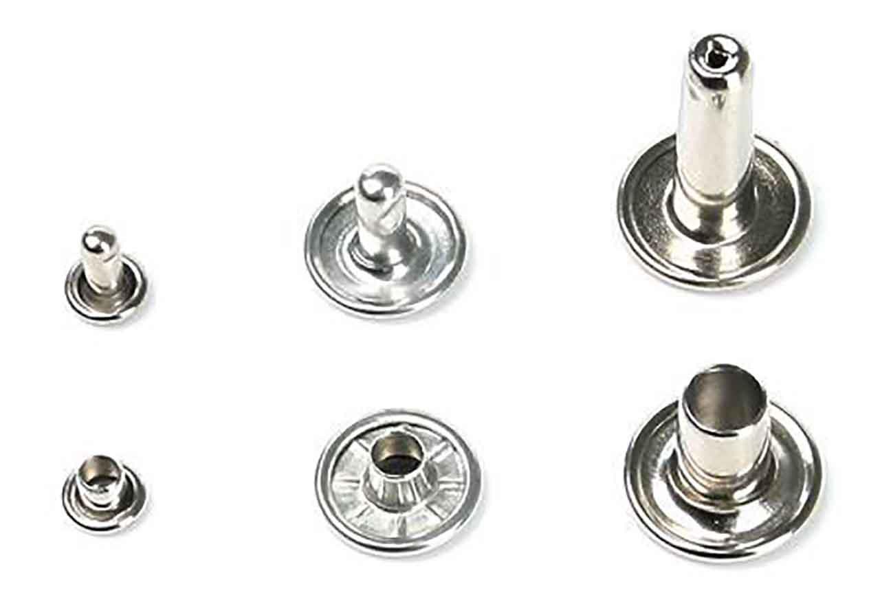 Hollow rivet, small, 6mm