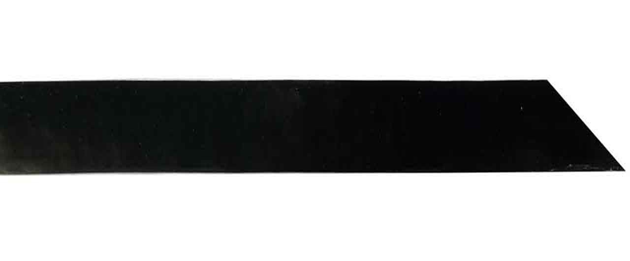 Latexstreifen, Schwarz, 0,60 mm Latex, Breite: 6 cm