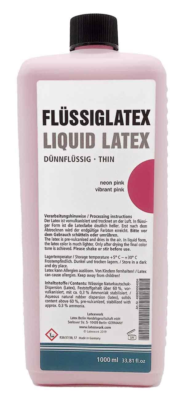 Flüssiglatex, dünnflüssig, neon-pink