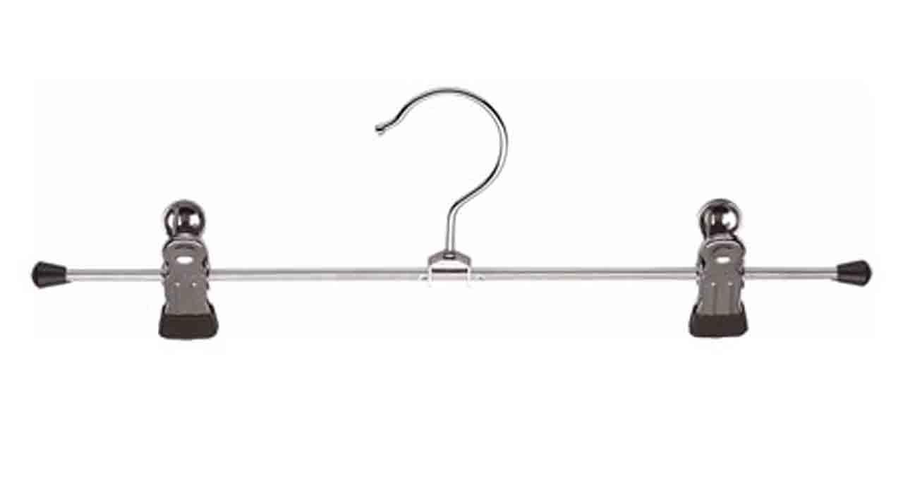 Metallklammerbügel, 2 Clips - 30 cm lang